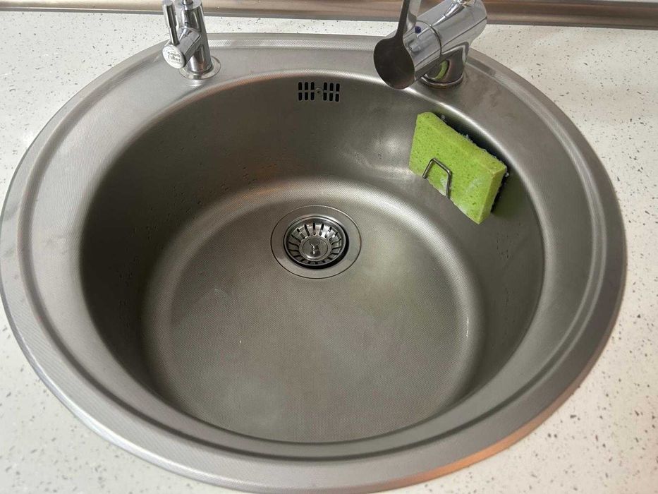 Vand blat bucatarie Fab Star alb si chiuveta Blanco Rondoval panzat