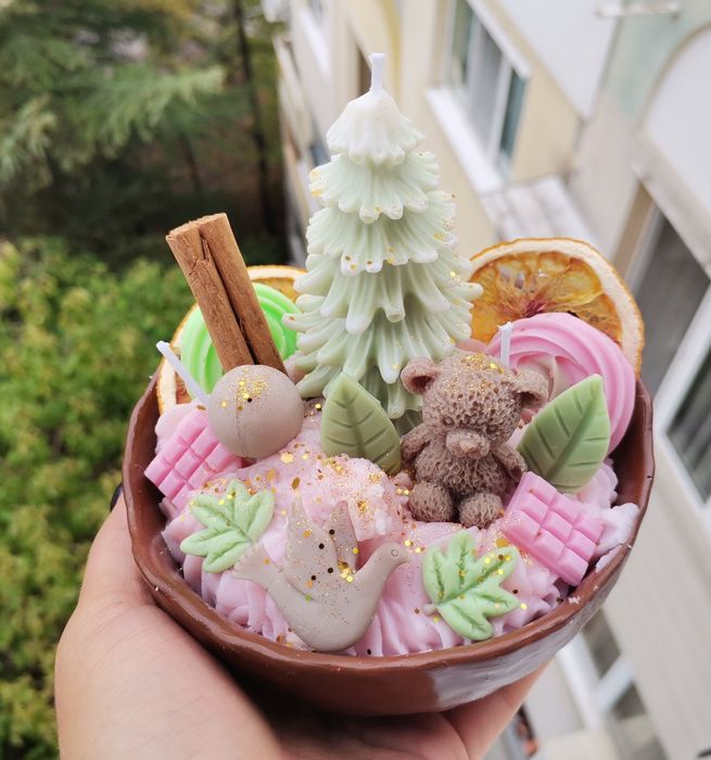 Коледни Сладкиши Свещи