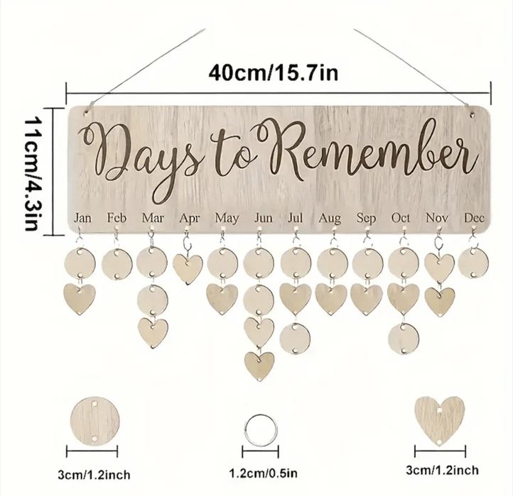 Табло семейни рождени дни