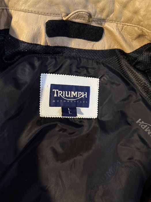 Дамско кожено мото яке Triumph