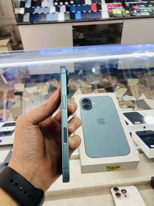 iPhone 16  128 gb teal yengide 15 sikl