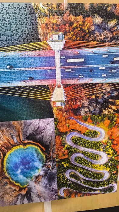 Пъзели 1500, 2000 части.