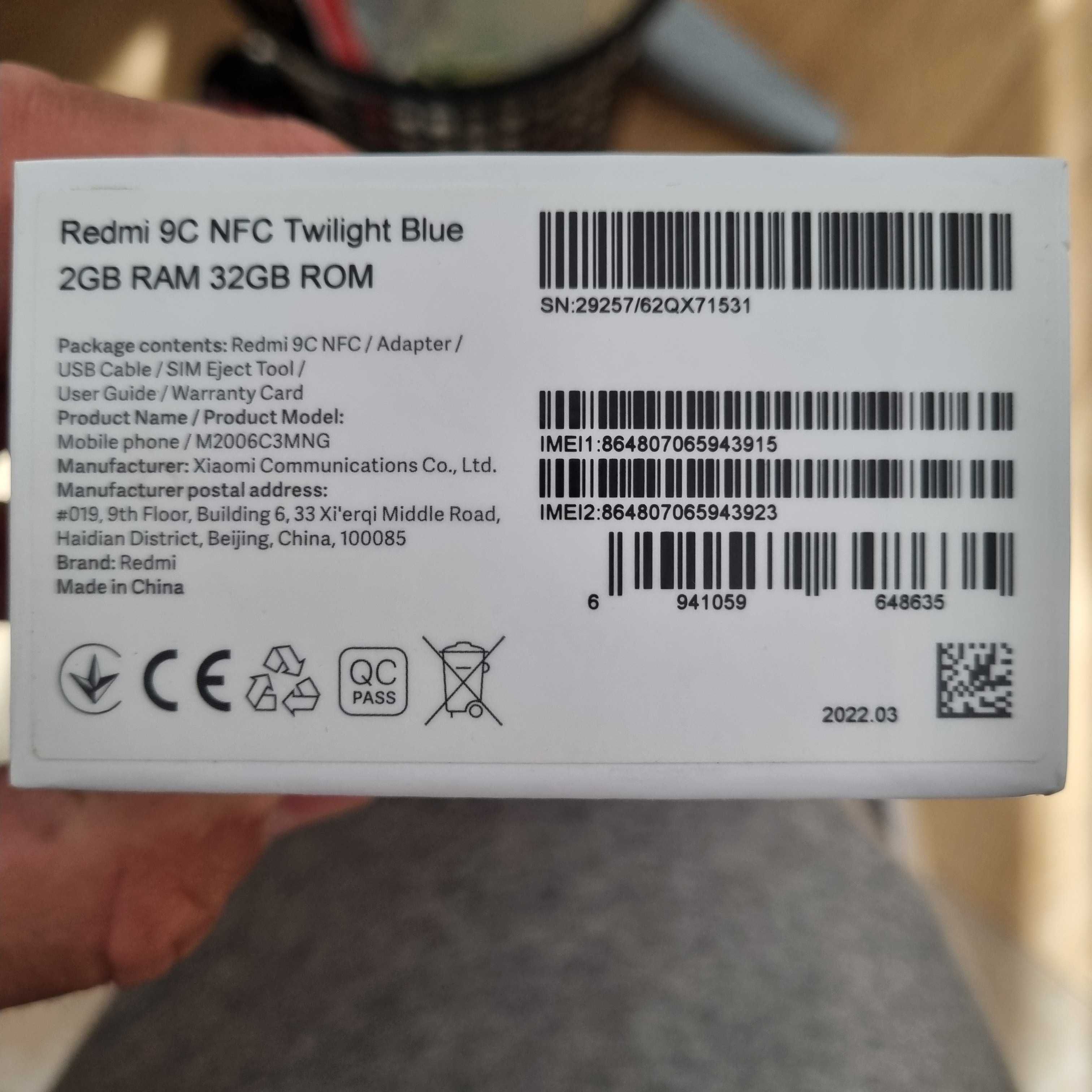 Telefon mobil Redmi 9C NFC