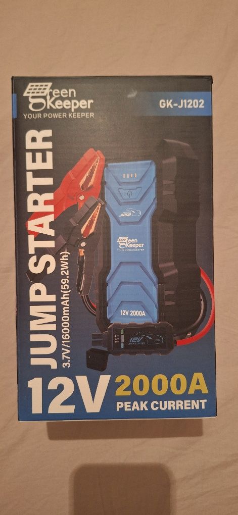 Джъмп стартер 12v 2000A