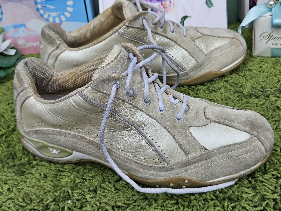 All Rounder немски кецове от кожа