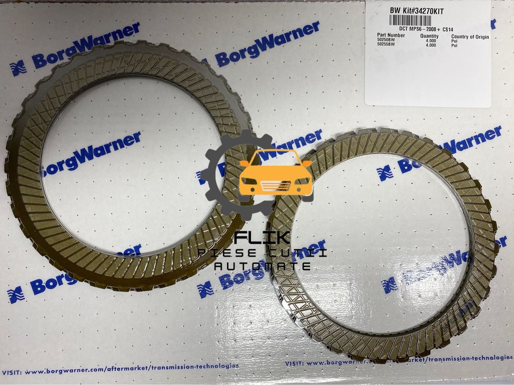Set discuri ambreiaje Originale cutie automata PowerShift DCT450 Ford