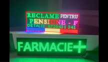 Reclame luminoase led exterior FARMACIE  , programabile , panou led