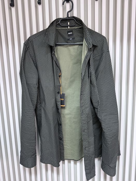 Camasa Boss originala verde XL