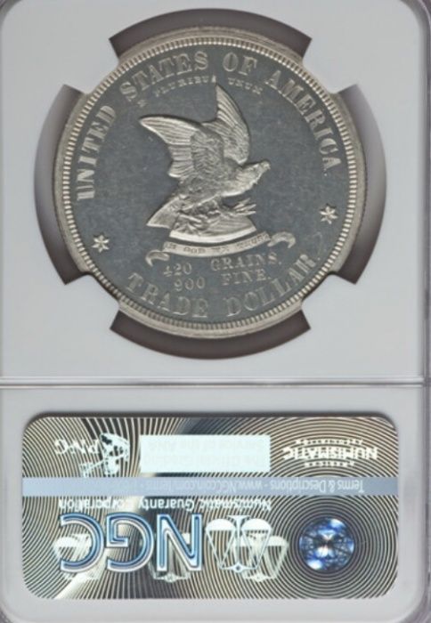 Moneda veche Trade Dolar 1873