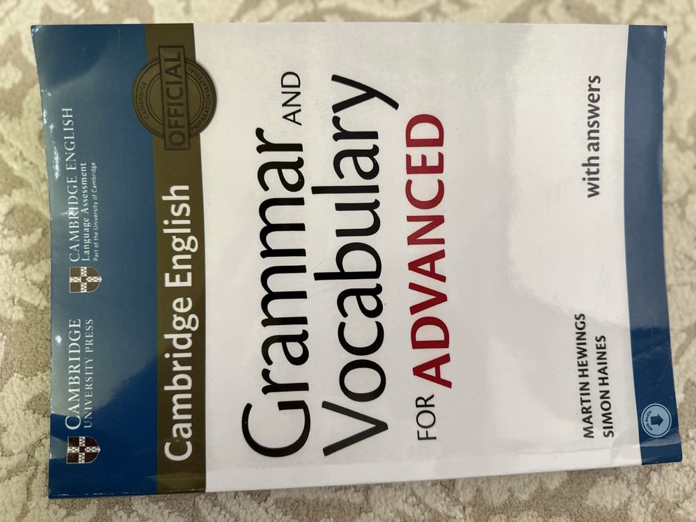 Grammar and vocabulary for advanced