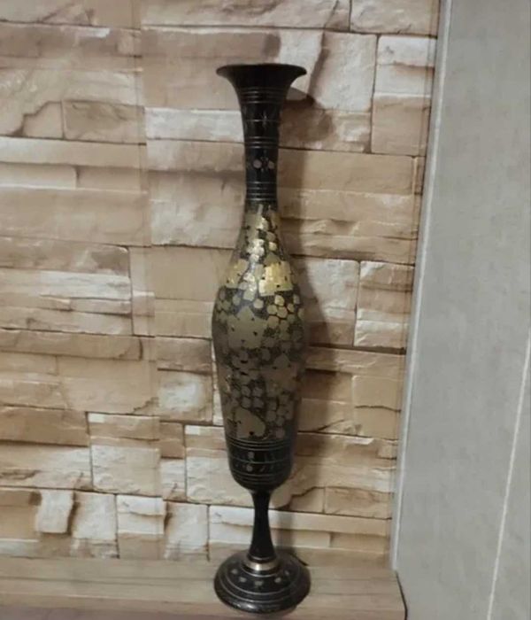 Индийская ваза. Латунь.гравировка ручной работы