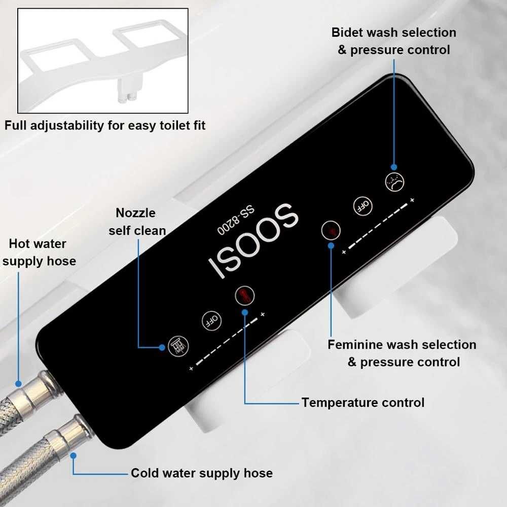 Bideu Soosi Non-electric Pulverizator cu apă calda și rece 100lei