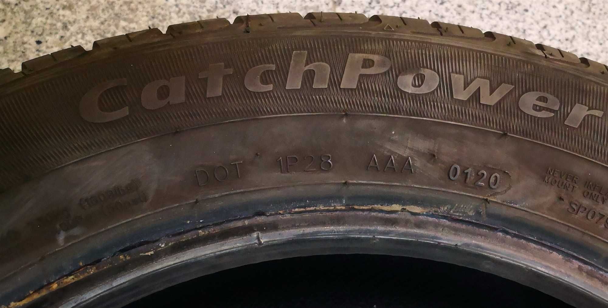 Четири броя единични летни гуми 205/60 R16 215/60 R16 215/55 R16