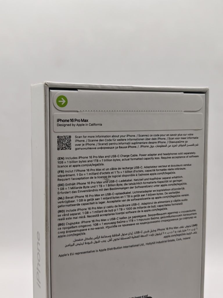 iPhone 16 Pro Max 256 White Titanium