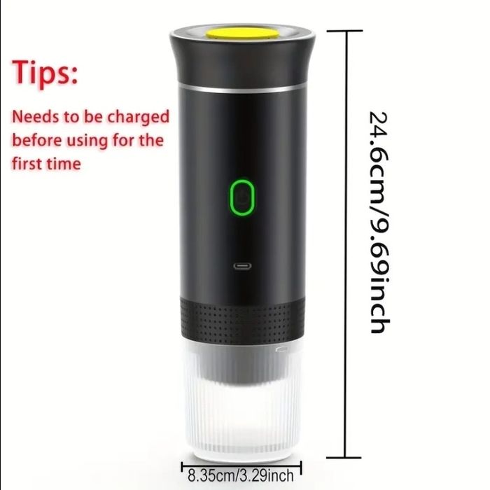 Преносима кафема машина, USB зареждане