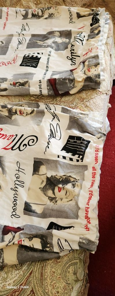 Завеси (Marilyn Monroe) комплект 3бр. Възглавници и Картина