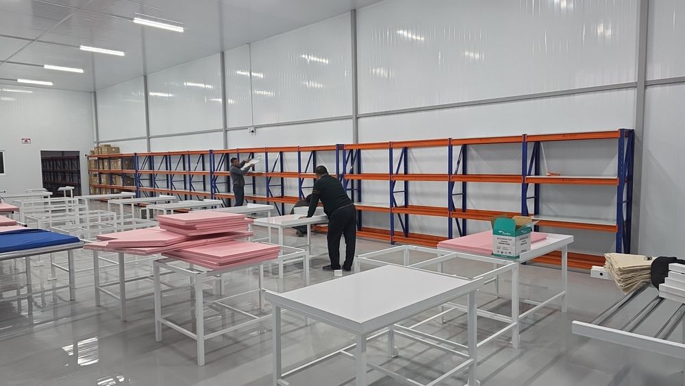 Стеллаж полка йигиладиган