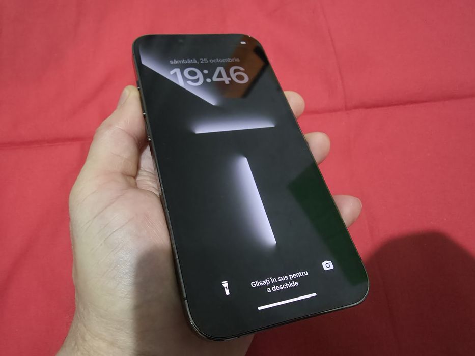 -Iphone 13Pro, 128Gb, 6Ram, bat: 100%, Gold-Black, impecabil, stare pe