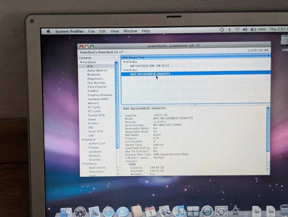 PowerBook G4 de top top