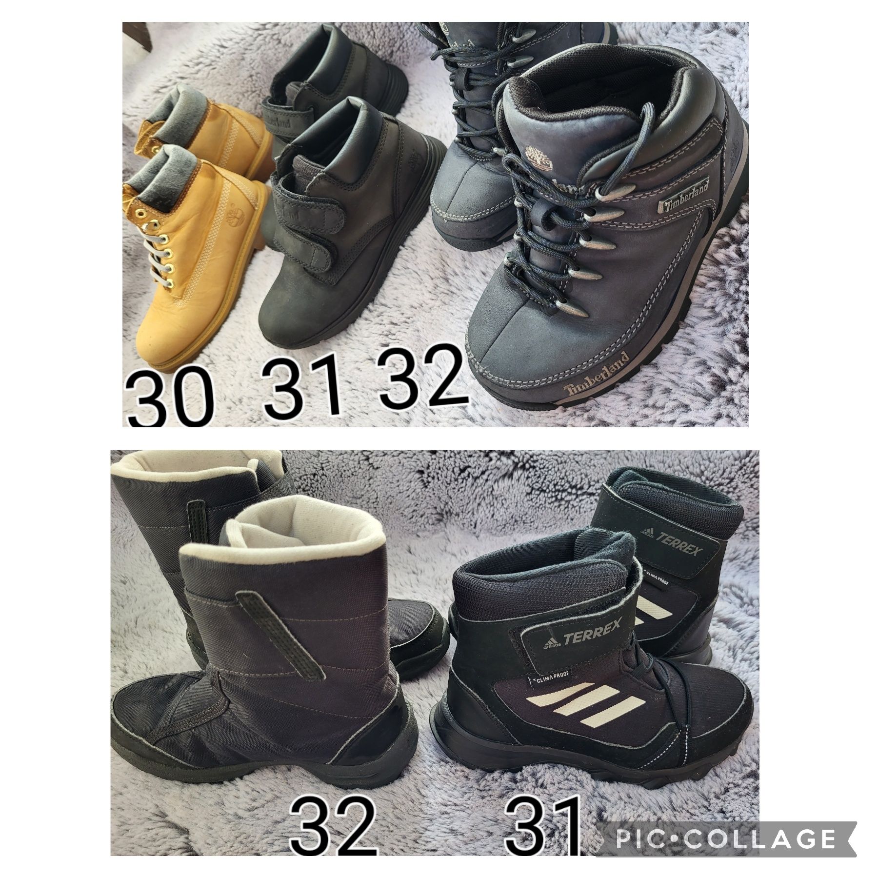 Ghete iarna timberland,adidas terrex,dechatlon 30,31 ,32