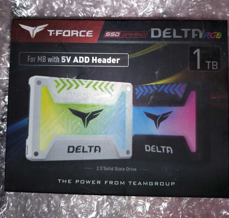 SSD-накопитель Team Group T-FORCE DELTA RGB 1Tb, 2.5", SATA-III Black