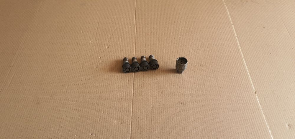 Set prezoane anti furt + cheie pt audi vag vw volkswagen seat skoda