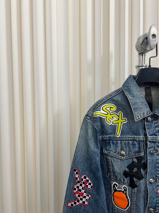 Geaca de blugi Chrome Hearts Premium