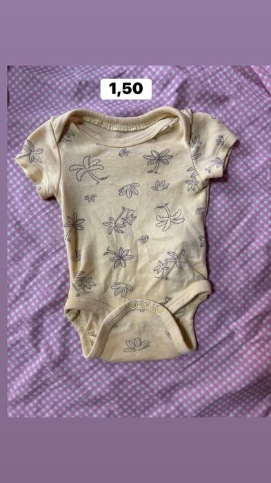 Бебешки дрехи различни размери