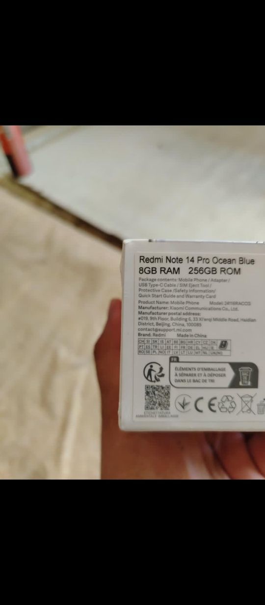 Redmi note 14 pro 4g 8/255 karobkasida hali ochilmagan  ideal