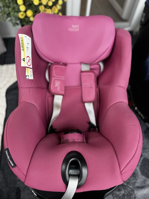 Scaun Auto Britax Romer Swivel- Rotație 360, Albastru & Roz