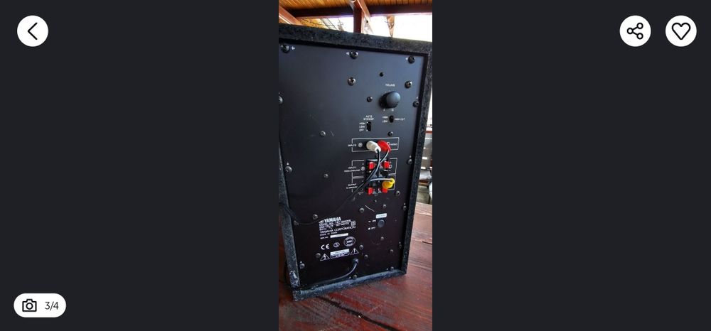 Sistem audio Yamaha 5.1