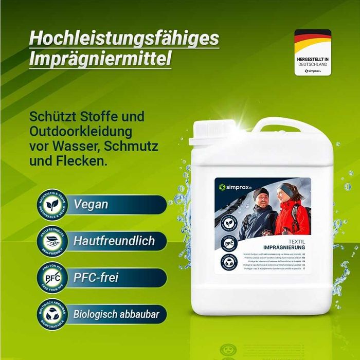 Simprax® Текстилна импрегнация - Устойчив хидроизолационен раствор