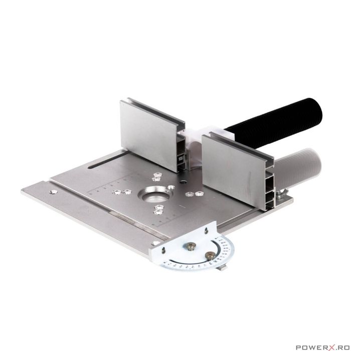 Masa pentru freza din aluminiu, 23 x 20 cm, ideala pentru a crea