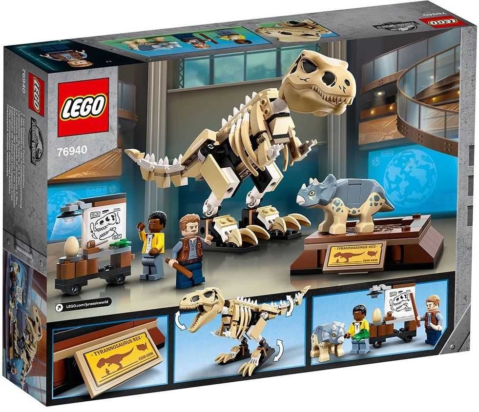 НОВО LEGO Jurassic World - Изложба на вкаменен Трекс (76940)