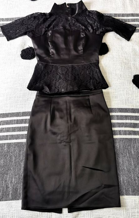 Set fustă și bluză elegant-office