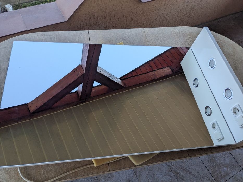 Oglinda baie luminat 120cm