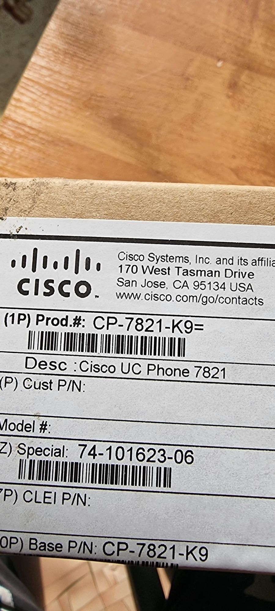 Ip телефон Cisco 7821 k9