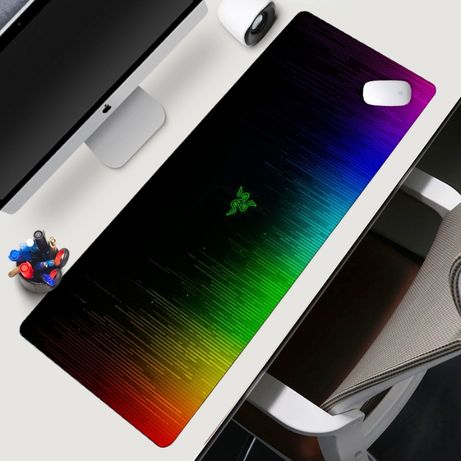 XXL Multicolor RGB Геймърски пад подложка мишка gaming mousepad Razer