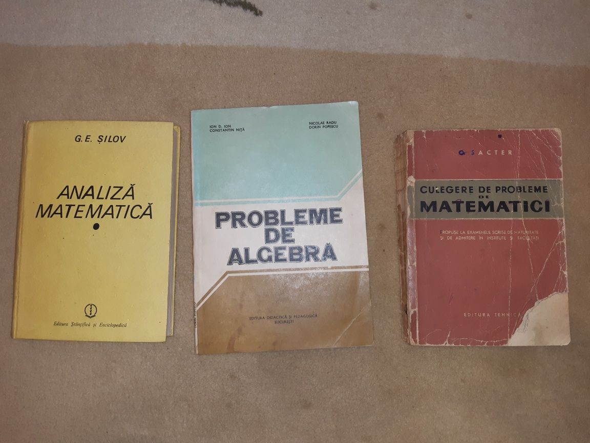 Culegeri matematica si fizica