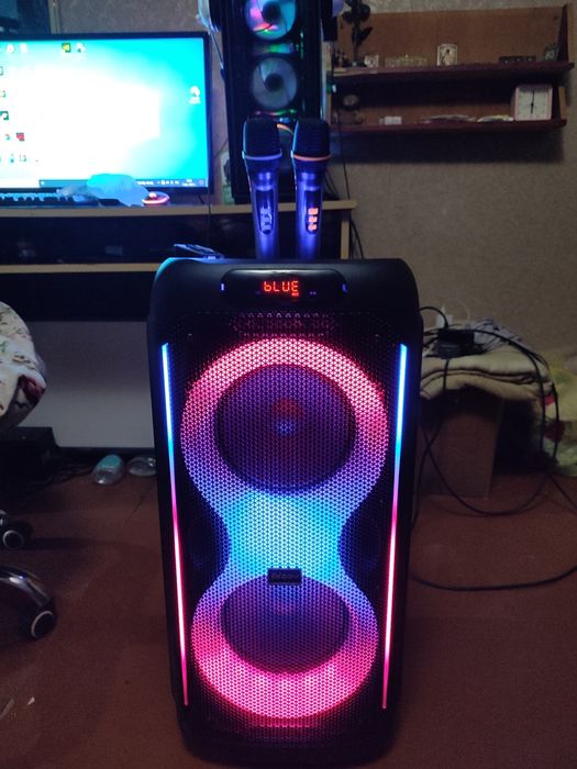 Блютуз колонка с микрофоном cov 89