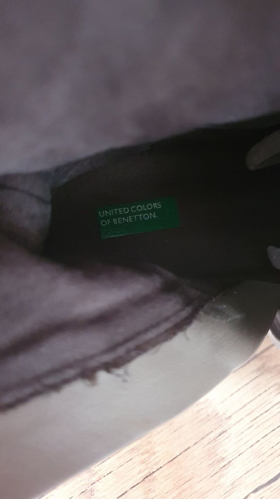 Benetton,  платнени кубинки,  36