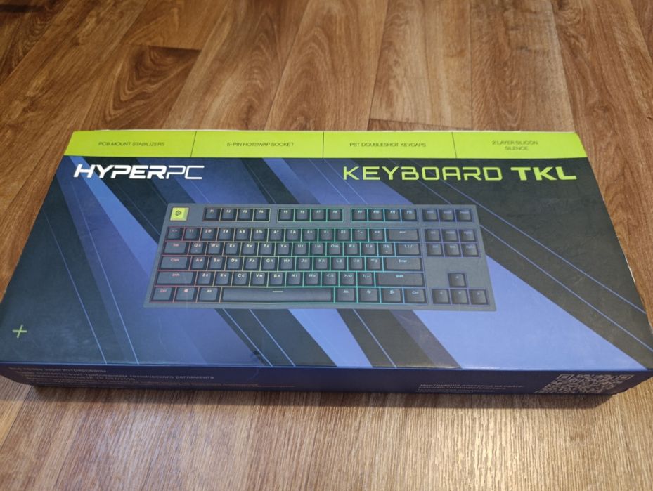 Клавиатура Hyperpc TKL white G3MS SAPPHIRE
