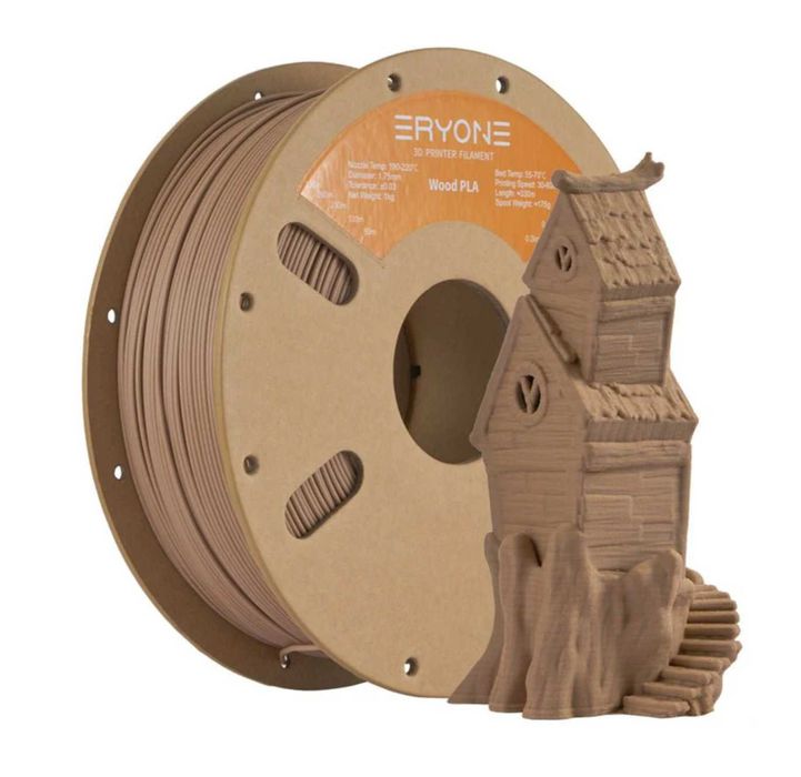 PLA Wood Filament, ПЛА Филамент с дървени частици за 3Д Принтер