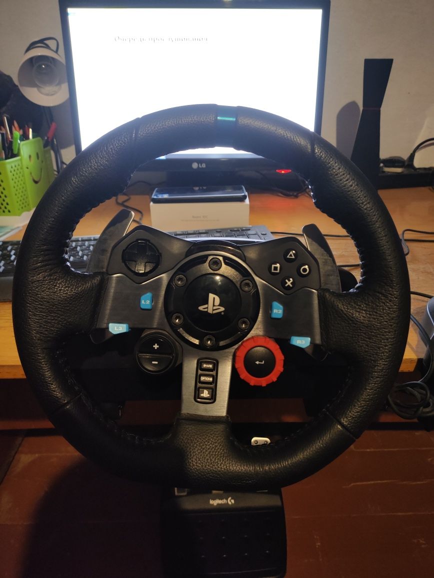 Logitech G29 + КПП.