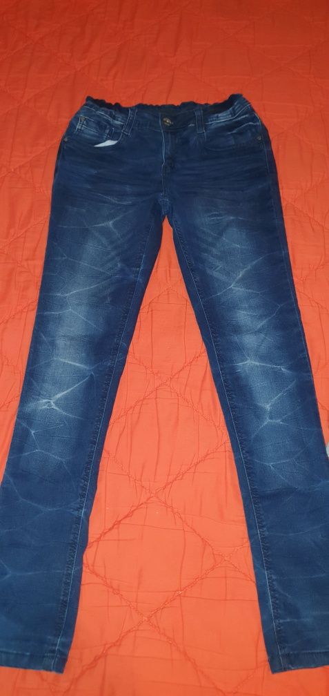 Set Geaca si pantaloni de blugi 12-13 ani baiat ca noi de firma