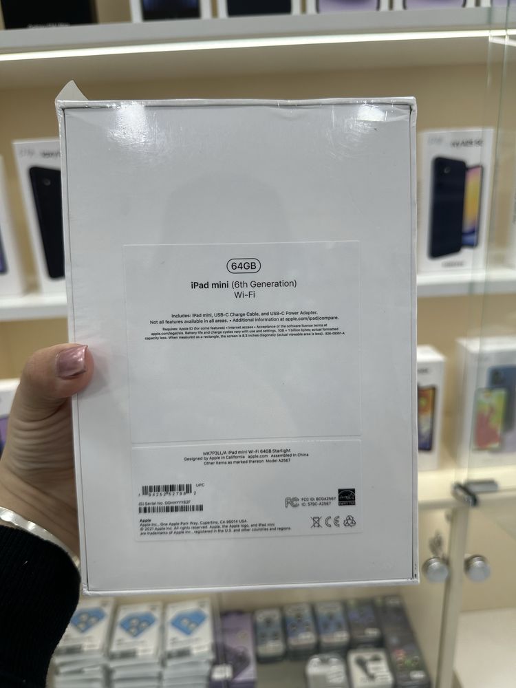 iPad Mini 6th 64gb (новый) гарантиясы бар// Pintel.kz 12/40