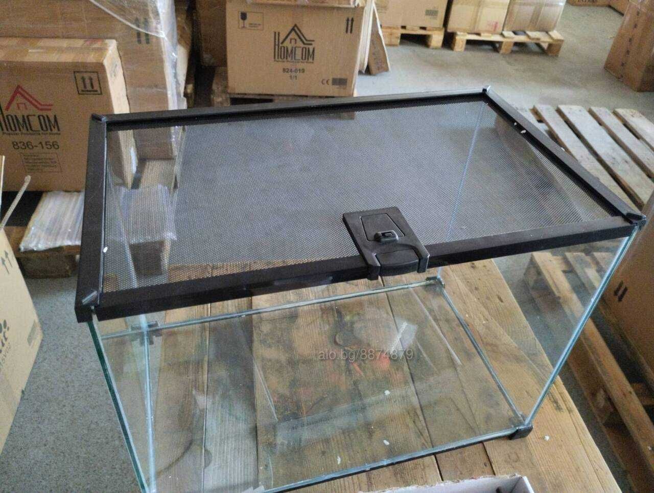 Терариум стъклен Pawhut внос от Германия