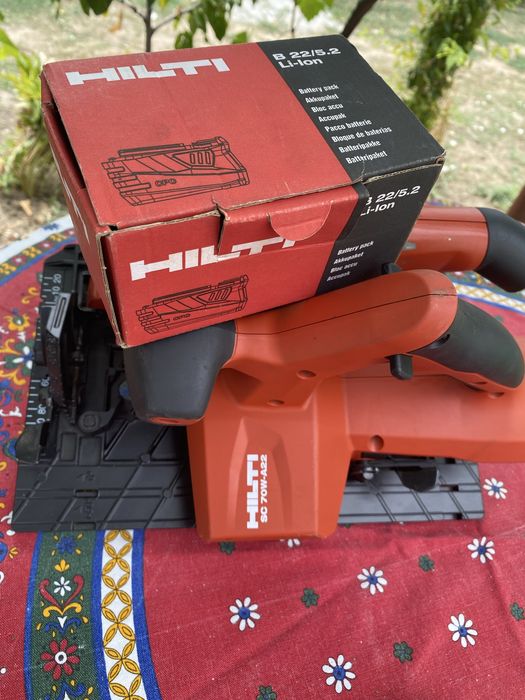 Sabie, circular, polizor, acumulatori Hilti si Bosch