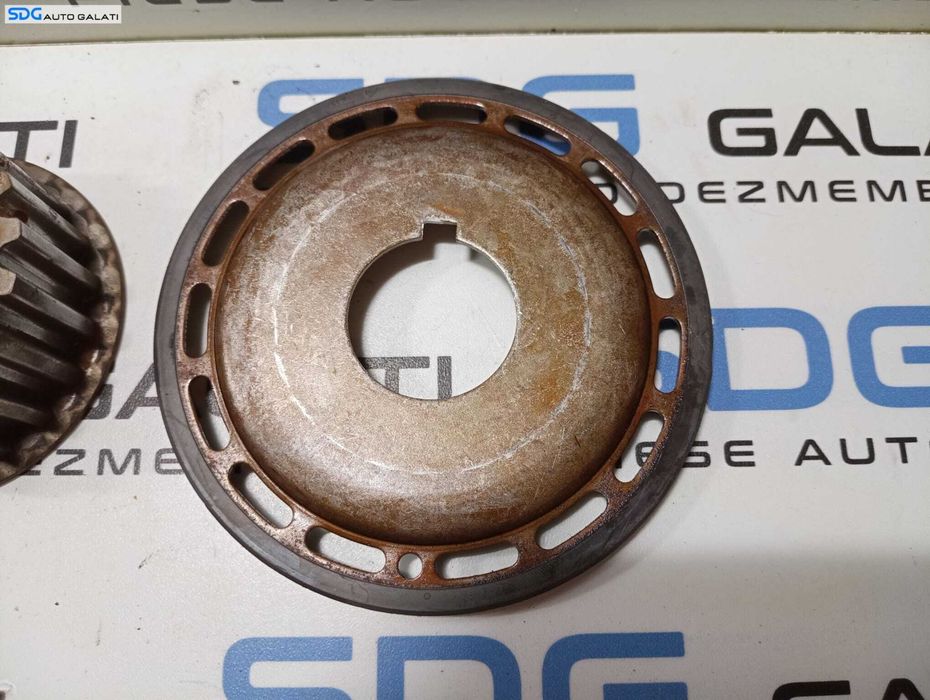 Pinion Fulie Roata Dintata Vibrochen Arbore Cotit si Inel Peugeot 5008 2.0 TDCI 2009 - 2017 Cod 9661107080 [M5688] [M5689]