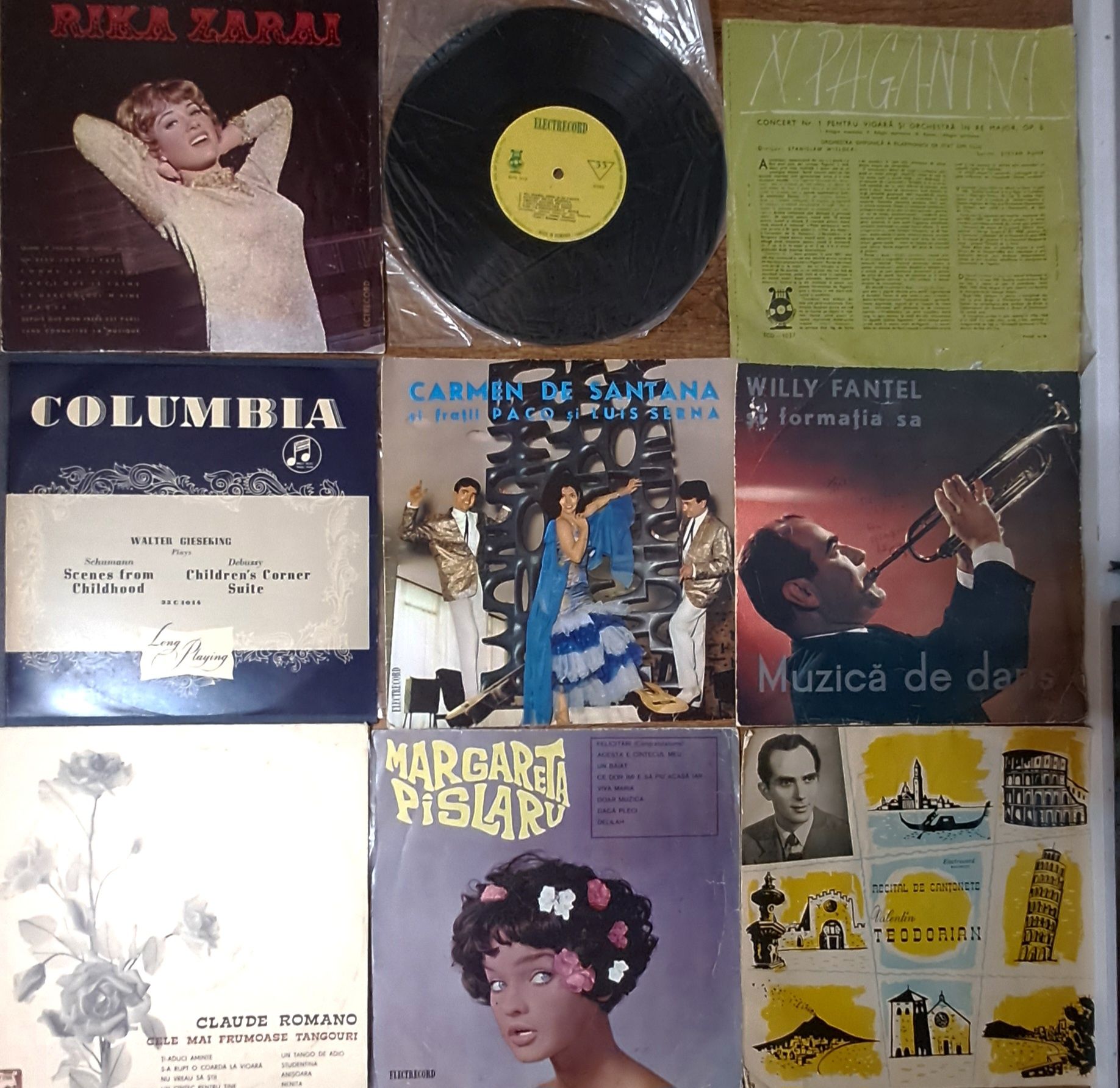 Lot 43 de viniluri mijlocii